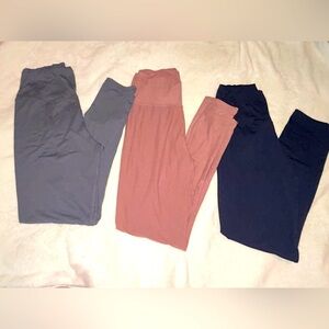 Lot Of Women’s High Waisted Leggings Size Small-Medium (Lot Of 3 Pairs)
